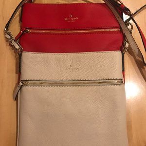 Kate Spade Crossbody Bag  RED or TAN